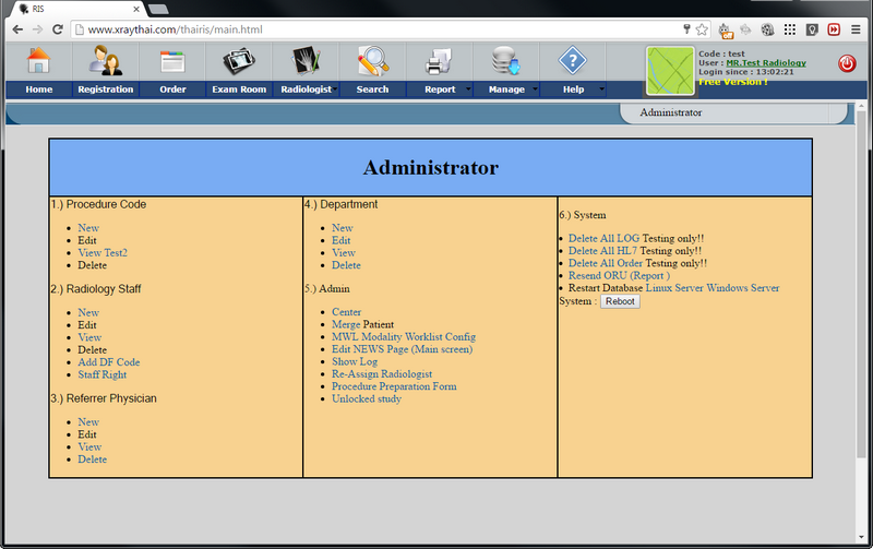 RIS Administrator