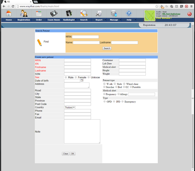 RIS Registration