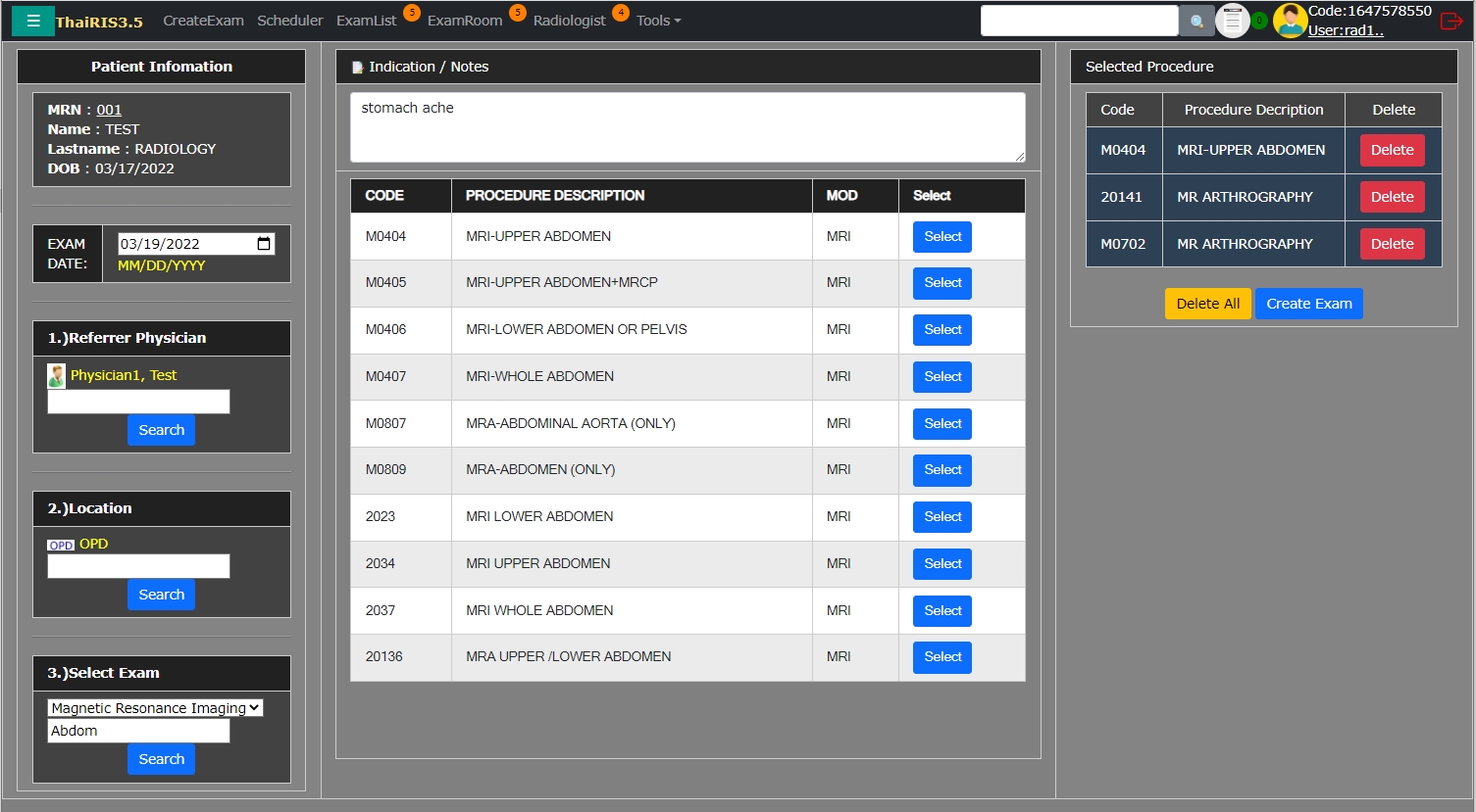 RIS Registration